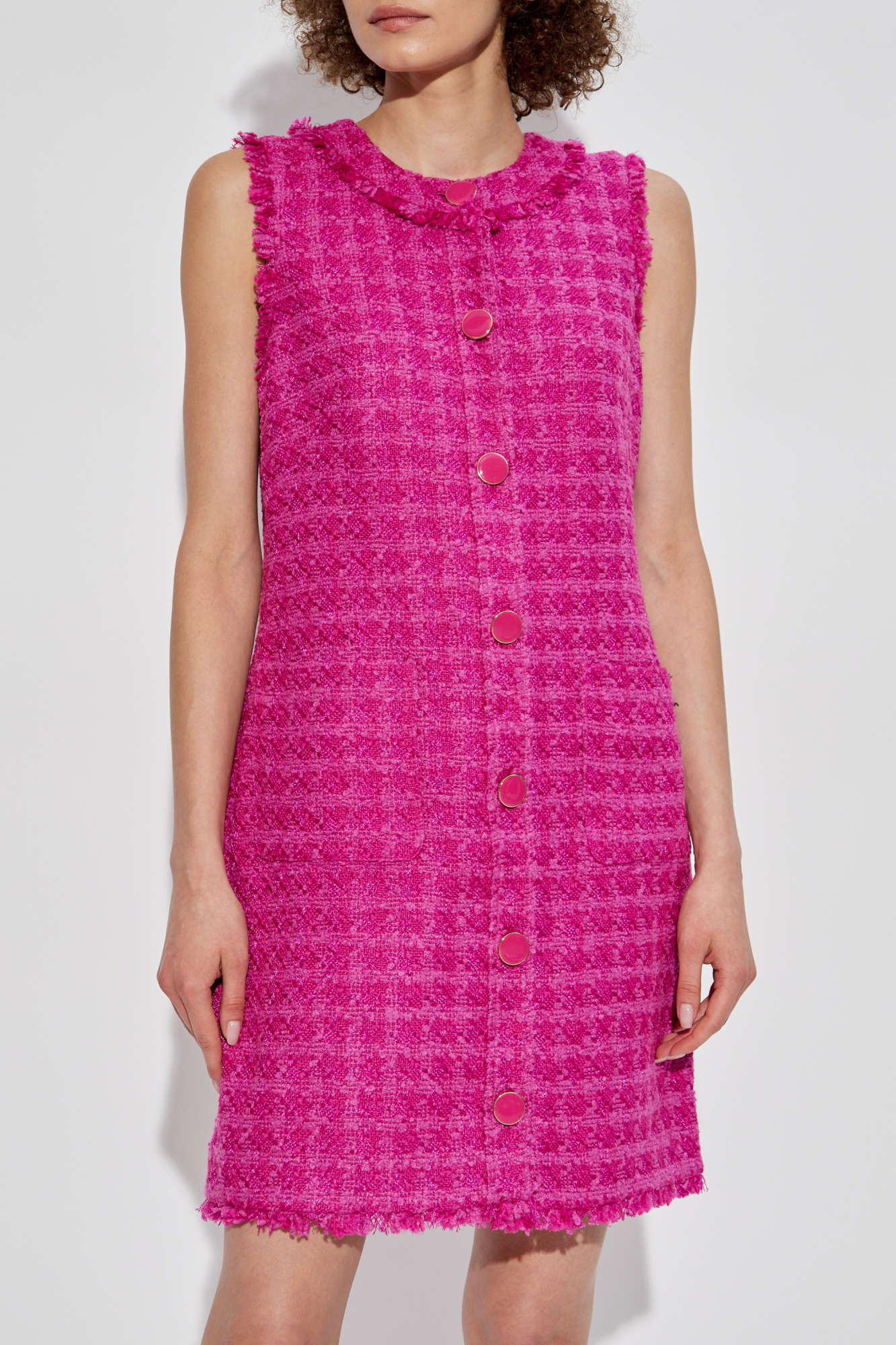 Pink Tweed Dress Kate Spade Vitkac Italy